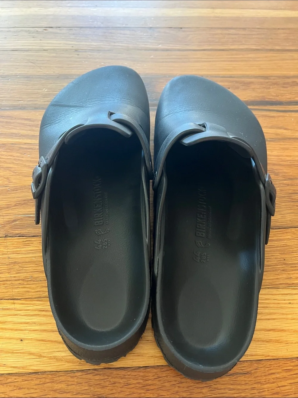 Birkenstock Black Slip-On Clog Mules Sz 44